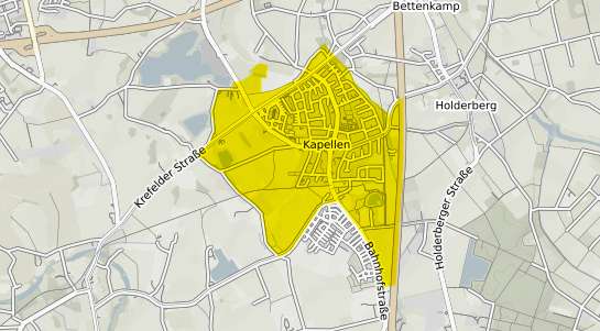 Immobilienpreisekarte Moers Kapellen Mitte